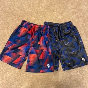 Boys shorts size 7/8. Both in great condition!